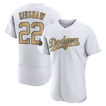 Men's Los Angeles Dodgers #22 Clayton Kershaw White Green 2022 Celebrity  Softball Game Cool Base Jersey on sale,for Cheap,wholesale from China