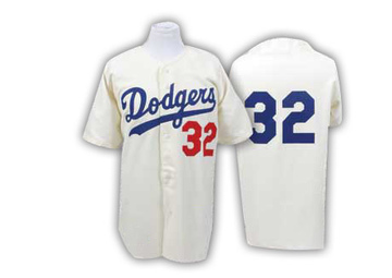 Los Angeles Dodgers #32 Sandy Koufax 1963 Gray Wool Throwback Jersey on  sale,for Cheap,wholesale from China