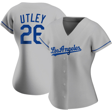 Chase Utley Los Angeles Dodgers Cool Base Player Jersey - White - Bluefink